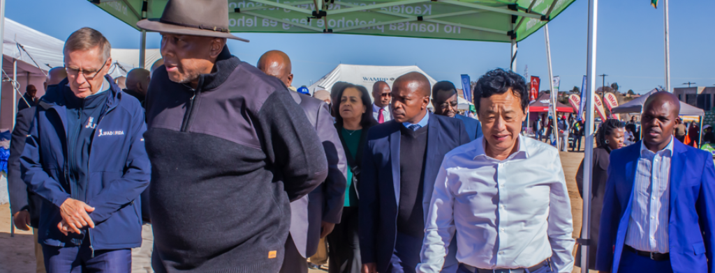 King Letsie III and International Delegates Celebrate Agricultural Innovation