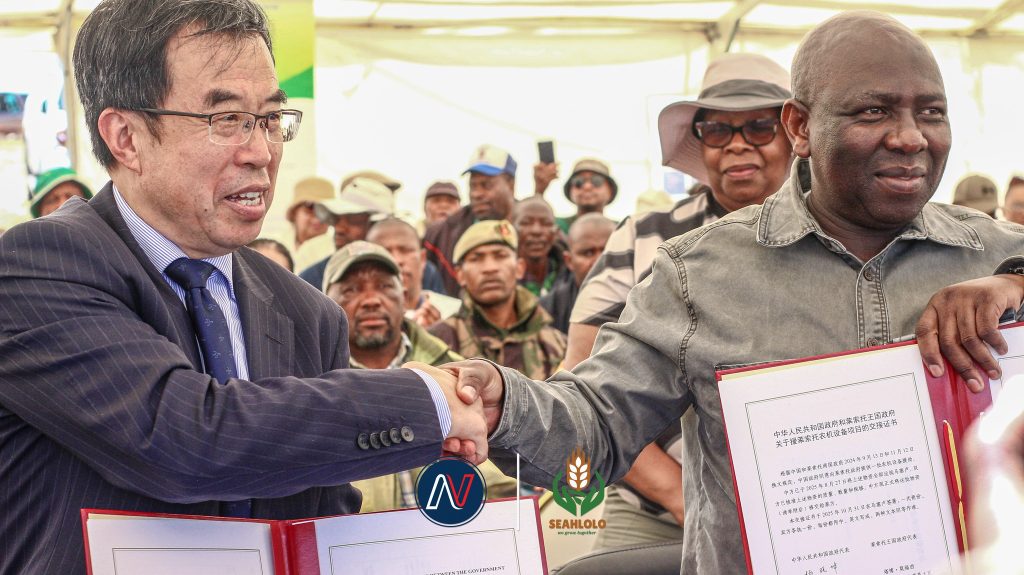 The consignment, valued at M36 million, is part of the China-Aid Agricultural Machinery and Equipment Agreement signed in September 2024 by the Minister of Agriculture, Food Security and Nutrition, Thabo Mofosi, and the Chinese Ambassador to Lesotho, Yang Xiaokun.